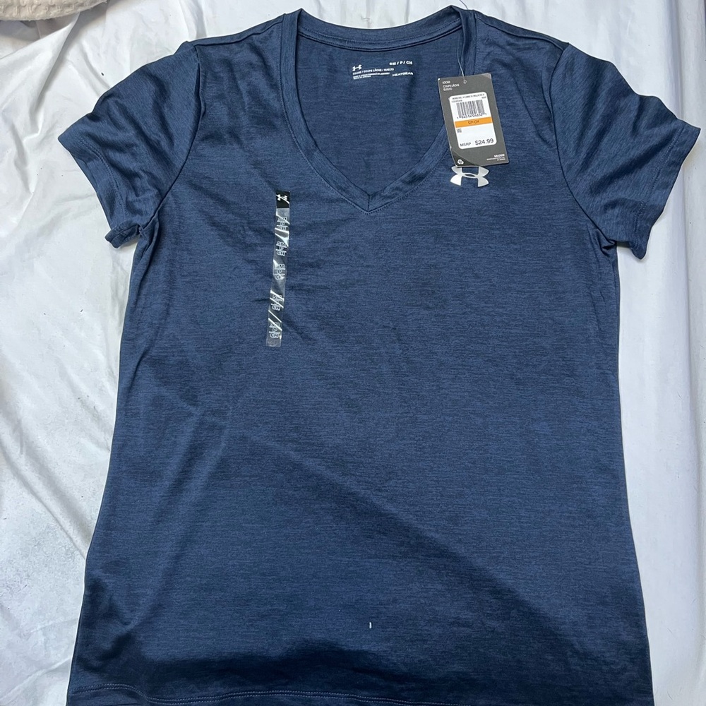 Jordan Women's Navy V-Neck Tee